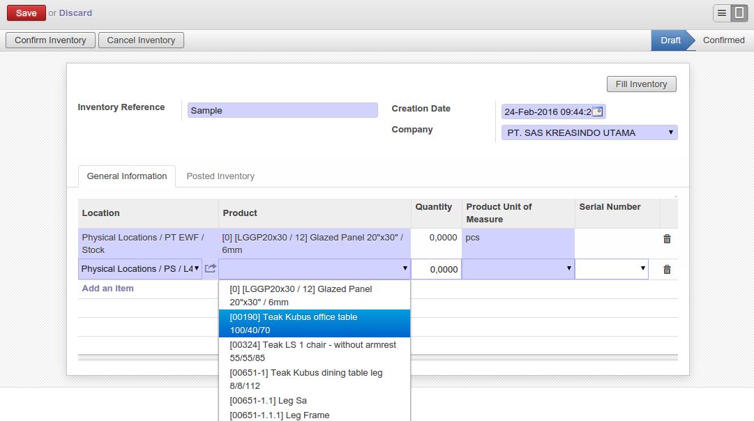 Odoo text and image block