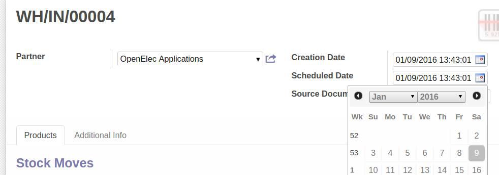 Odoo image and text block
