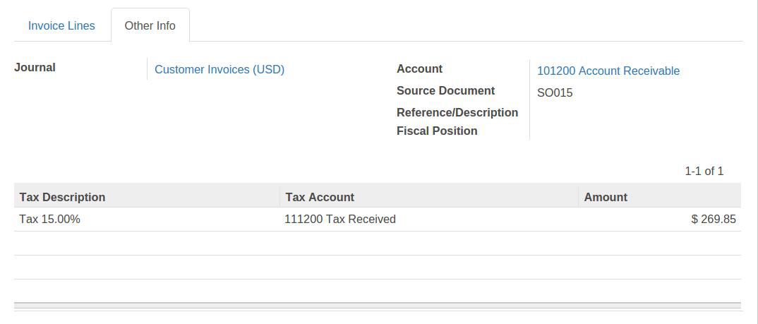 Odoo image and text block
